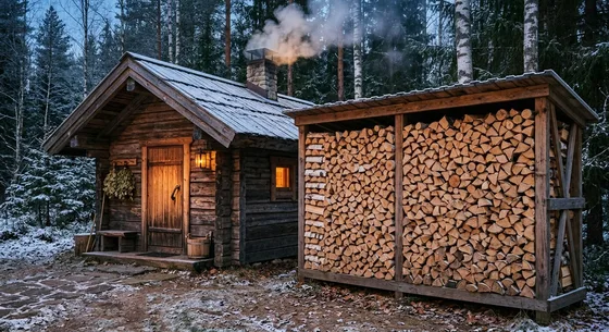 Укладка дров в Советском, проспект Овражная, 22